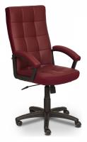 Компьютерное кресло TRENDY кож/зам/ткань, бордо/бордо, 36-7/13