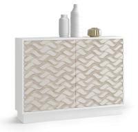 Узкая тумба NORA 3008.4 Blanco mate/Artico