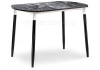 Стол деревянный раскладной Гуанг гранит темный / черный