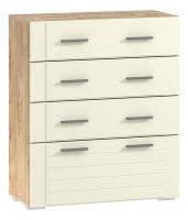 Комод Livorno НМ 040.46 Софт Панакота, Дуб Бунратти фото Комод Livorno НМ 040.46 Софт Панакота, Дуб Бунратти. Фото №1