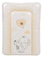 Матрас пеленальный Polini kids Слоник, бежевый фото Матрас пеленальный Polini kids Слоник, бежевый. Фото №1