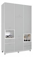 Шкаф комбинированный Polini kids Mirum 2335, белый