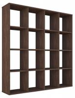 Стеллаж Polini Home Smart, коричневый фото Стеллаж Polini Home Smart, коричневый. Фото №1