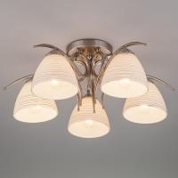 Потолочная люстра Eurosvet Megan 30121/5 сатин-никель фото Потолочная люстра Eurosvet Megan 30121/5 сатин-никель. Фото №1