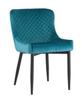 Стул Ститч велюр темно-бирюзовый фото Стул Ститч велюр темно-бирюзовый. Фото №1