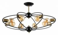 Люстра на штанге Arte Lamp Glasgow A1963PL-8BK фото Люстра на штанге Arte Lamp Glasgow A1963PL-8BK. Фото №1