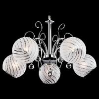 Подвесная люстра Eurosvet Lotos 30002/5 хром фото Подвесная люстра Eurosvet Lotos 30002/5 хром. Фото №1