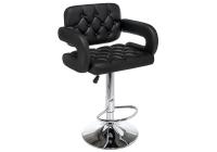 Барный стул Shiny черный фото Барный стул Shiny черный. Фото №1