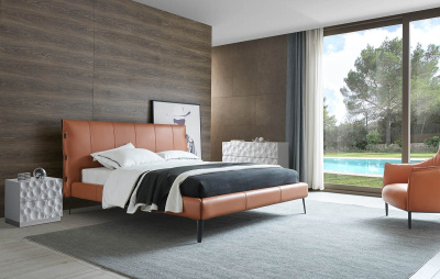 Кровать 1727 коричневая. Фото №5