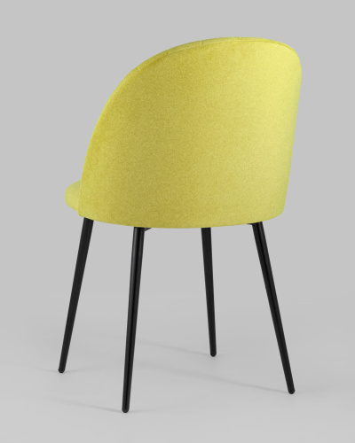 Стул Марсель микровелюр желтый. Фото №7