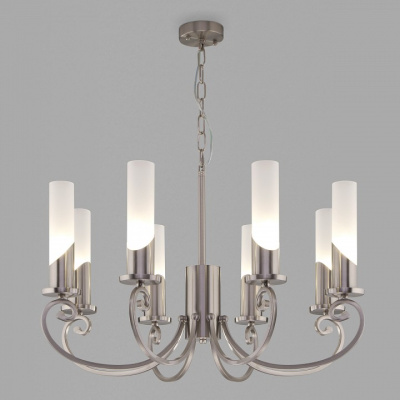 Подвесная люстра Eurosvet Banci 60117/8 никель. Фото №2