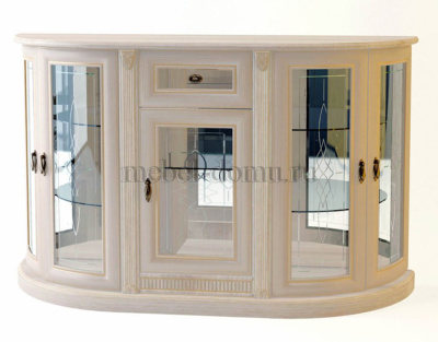 Комод пятидверный Милан 8  (стеклянный фасад). Фото №2