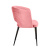 Стул Базель коралловый с прострочкой с черными ножками фото Стул Базель коралловый с прострочкой с черными ножками. Фото №9