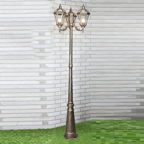 Фонарный столб Elektrostandard Capella F/3 a025017. Фото №1