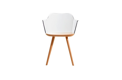 Стул PC-S097 прозрачный/бук фото Стул PC-S097 прозрачный/бук. Фото №4