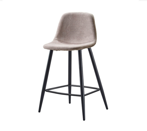 Стул полубарный 350S бежевый/черный. Фото №2