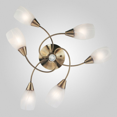 Потолочная люстра Eurosvet Virginia 2275/6 бронза античная фото Потолочная люстра Eurosvet Virginia 2275/6 бронза античная. Фото №2