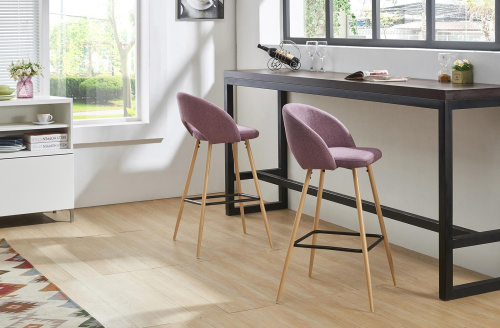 Барный стул DC-873 розовый (pink). Фото №10