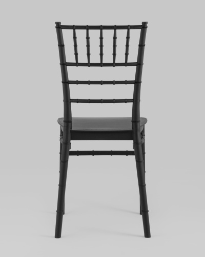 Стул Chiavari (Кьявари) пластик черный. Фото №6