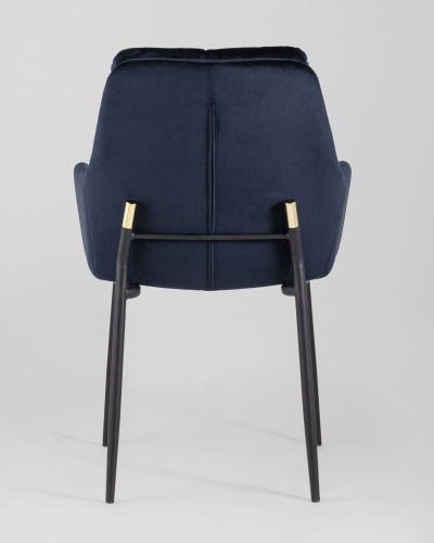 Кресло Саманта велюр темно-синий. Фото №6