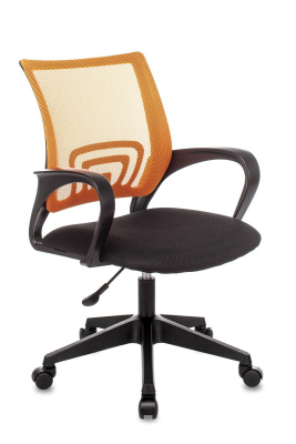 Кресло офисное TopChairs ST-Basic сетка/ткань оранжевый фото Кресло офисное TopChairs ST-Basic сетка/ткань оранжевый. Фото №3