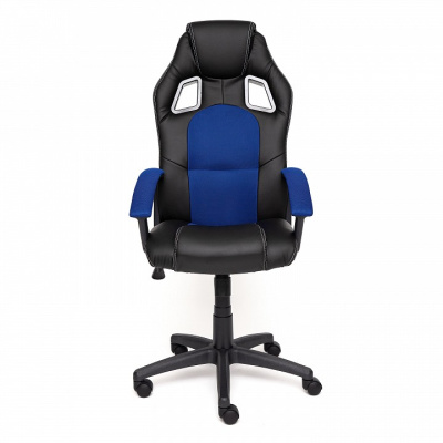 Компьютерное кресло DRIVER кож/зам/ткань, черный/синий, 36-6/10 (id:  ) фото Компьютерное кресло DRIVER кож/зам/ткань, черный/синий, 36-6/10 (id:  ). Фото №2