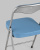 Стул складной ДЖОН металлик, голубой фото Стул складной ДЖОН металлик, голубой. Фото №7