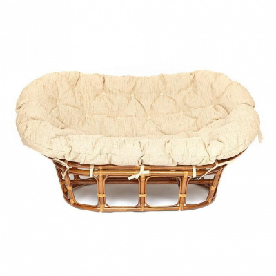 Кресло MAMASAN  23/02 W /с подушкой/ Pecan (орех). Фото