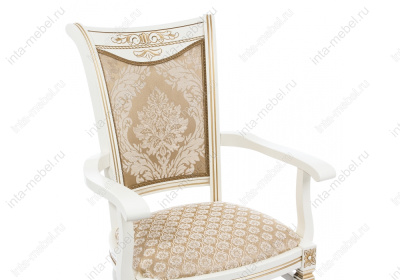 Стул деревянный Mariano молочное / патина фото Стул деревянный Mariano молочное / патина. Фото №5