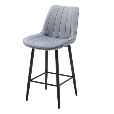 Стул полубарный CG1953B серый UF910-03. Фото