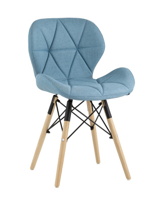 Стул Бон рогожка голубой. Фото №2