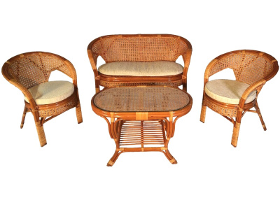 Комплект для террасы 02/15 с диваном фото Комплект для террасы 02/15 с диваном. Фото №5