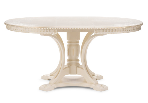 Стол деревянный Нозеан бежевый / золото. Фото №3