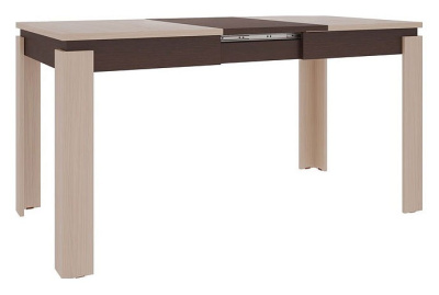 Гермес 2 Стол обеденный Дуб млечный/венге. Фото №2