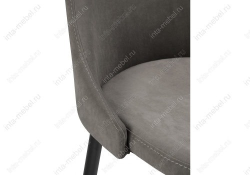 Барный стул Джама темно-серый / черный матовый. Фото №6