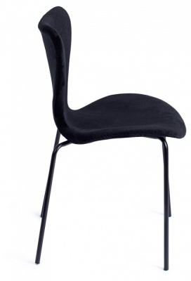 Стул MASON (mod. 8255) металл/ткань, 45х64х91 см, серый винтаж (MF-11)/черный (поставляется по 2 шт). Фото