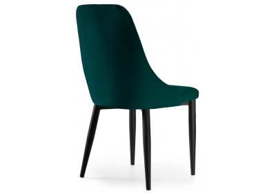 Стул Kora green / black фото Стул Kora green / black. Фото №4