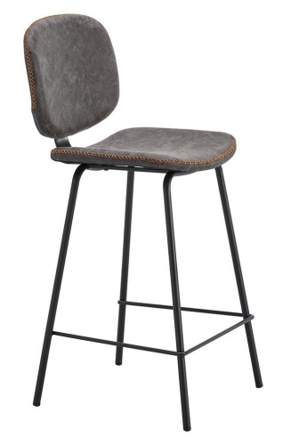 Стул полубарный CQ-5397 серый 2089. Фото №1