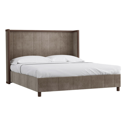 Кровать с ортопедическим основанием и ящиком 1.8 Модерн Серебряный дождь. Фото