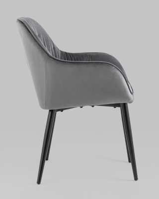 Стул Алекса велюр серый фото Стул Алекса велюр серый. Фото №4