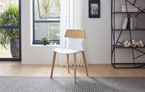 Стул DC-S083 белый/бук. Фото №10