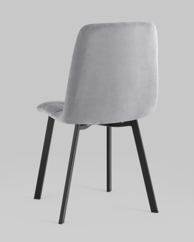 Стул Oliver Square велюр серый. Фото №7