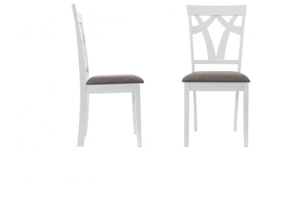 Стул деревянный Star white / pebble. Фото