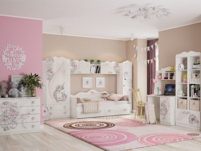 Фэнтези Шкаф комбинированный (с ящ. 1-створчатый) фото Фэнтези Шкаф комбинированный (с ящ. 1-створчатый). Фото №2