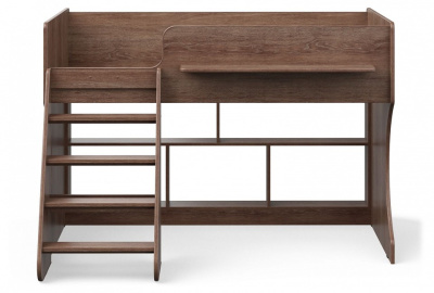 Кровать-чердак Р436 Капризун 2, древесина коричневая светлая дуб. Фото №4