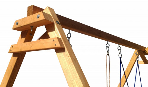 Качели детские Р911-29, коричневый. Фото №5