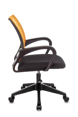 Кресло офисное TopChairs ST-Basic сетка/ткань оранжевый фото Кресло офисное TopChairs ST-Basic сетка/ткань оранжевый. Фото №4