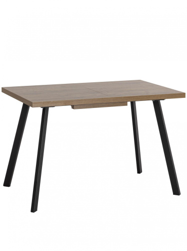 Стол Plain 116-158*74 дуб Ка/черный. Фото №1