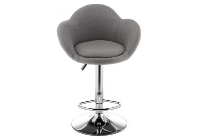 Барный стул Cotton серый. Фото №2