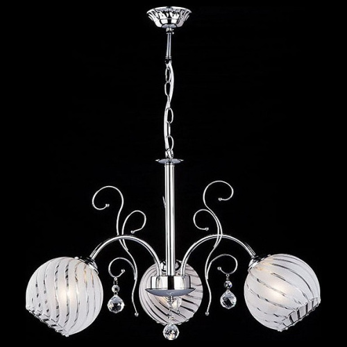 Подвесная люстра Eurosvet Lotos 30002/3 хром. Фото №2